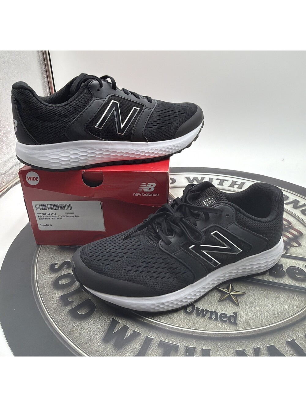 New Balance 520 V5 4E (M520LH5) Shoes Mens Size 9.5 Wide Black Running Sneakers